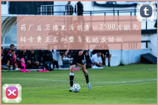 药厂后卫格里马尔多以2500万欧元转会费正式加盟马竞达成协议